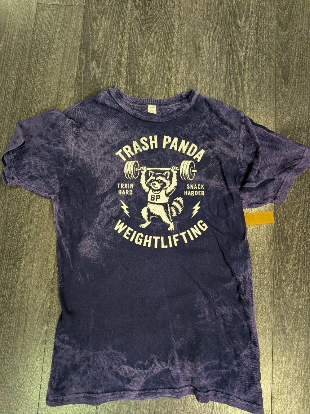 Barbells And Ponytails S/S "Trash Panda Tee T-Shirt Sz M NEW